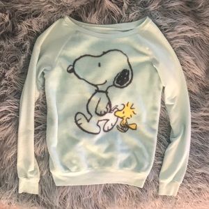 Blue “peanuts” snoopy sweater